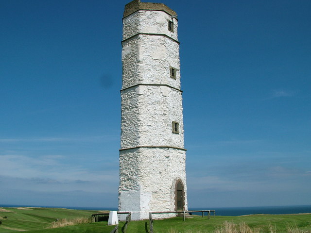 Civil outing: Chalk Tower at Flamborough